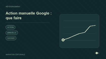 Animation explicative : Action manuelle Google : que faire