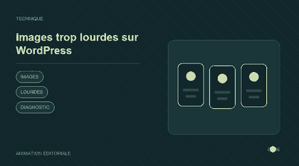 Animation explicative : Images trop lourdes sur WordPress