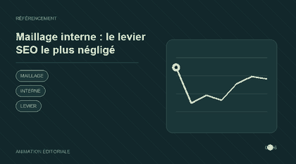 Animation explicative : Maillage interne : le levier SEO le plus négligé
