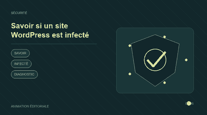Animation explicative : Savoir si un site WordPress est infecté