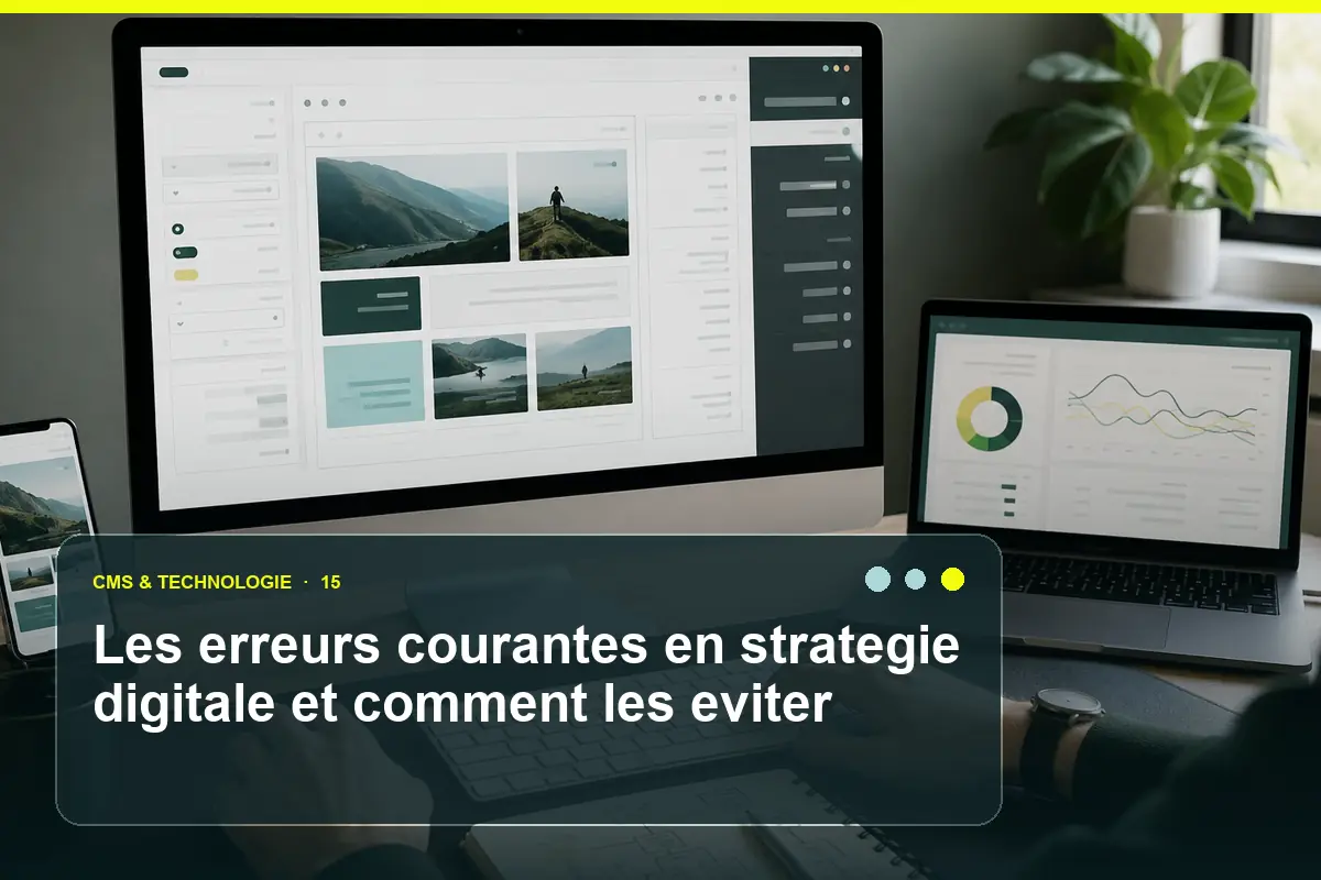 CMS & SEO — Les erreurs courantes en strategie digitale et comment les eviter