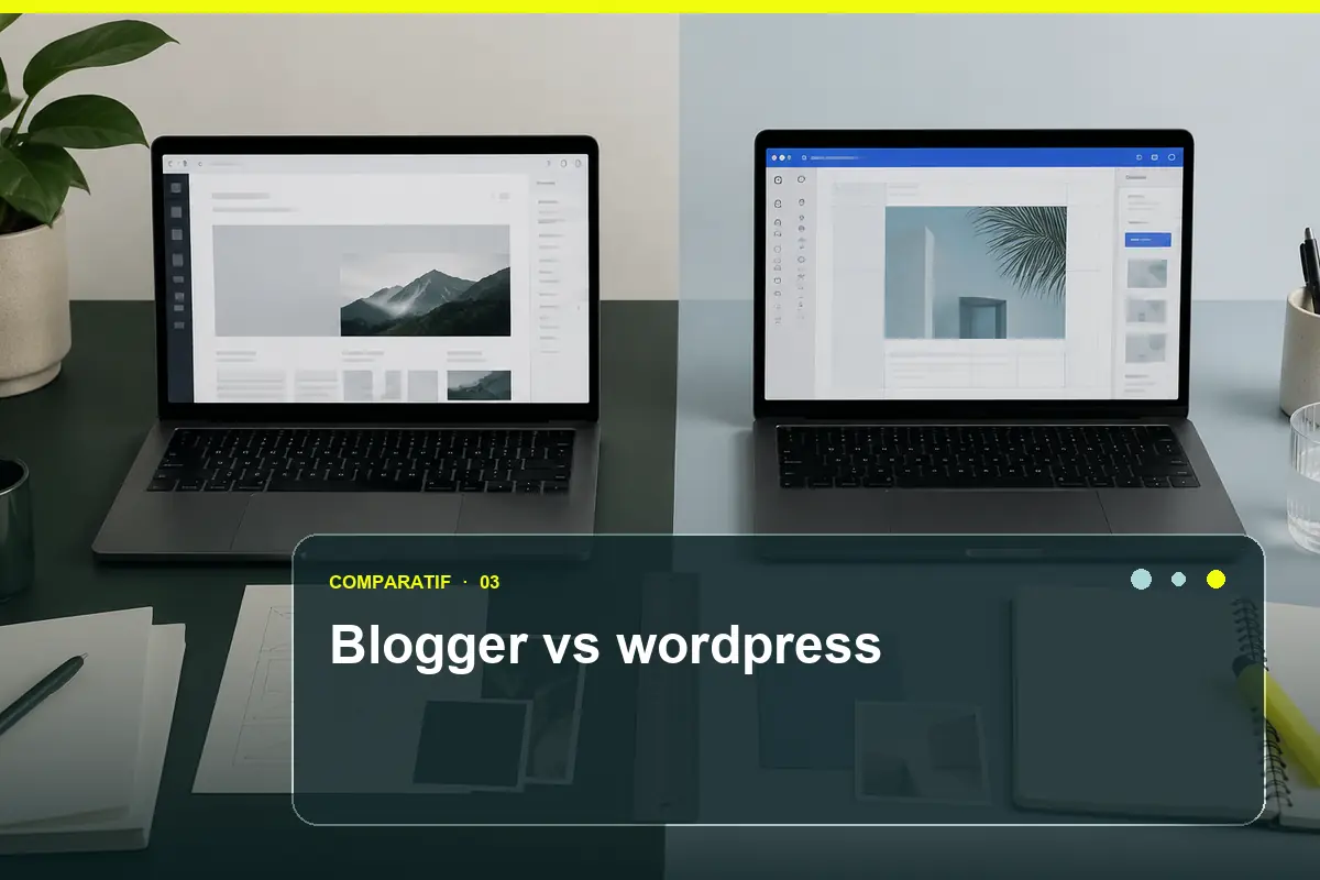 Comparatifs — Blogger vs wordpress