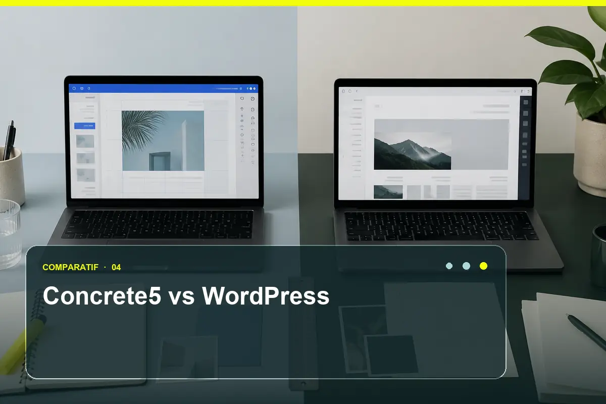 Comparatifs — Concrete5 vs wordpress