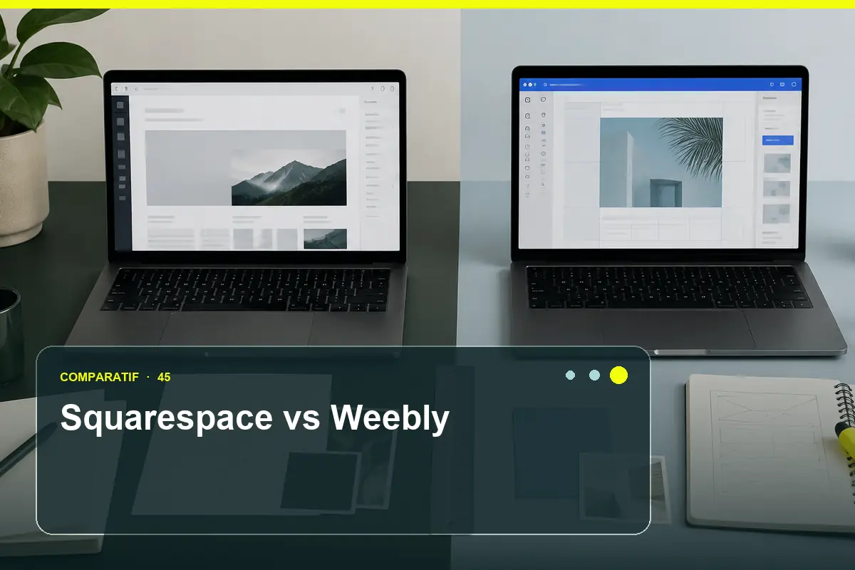 Comparatifs — Squarespace vs weebly