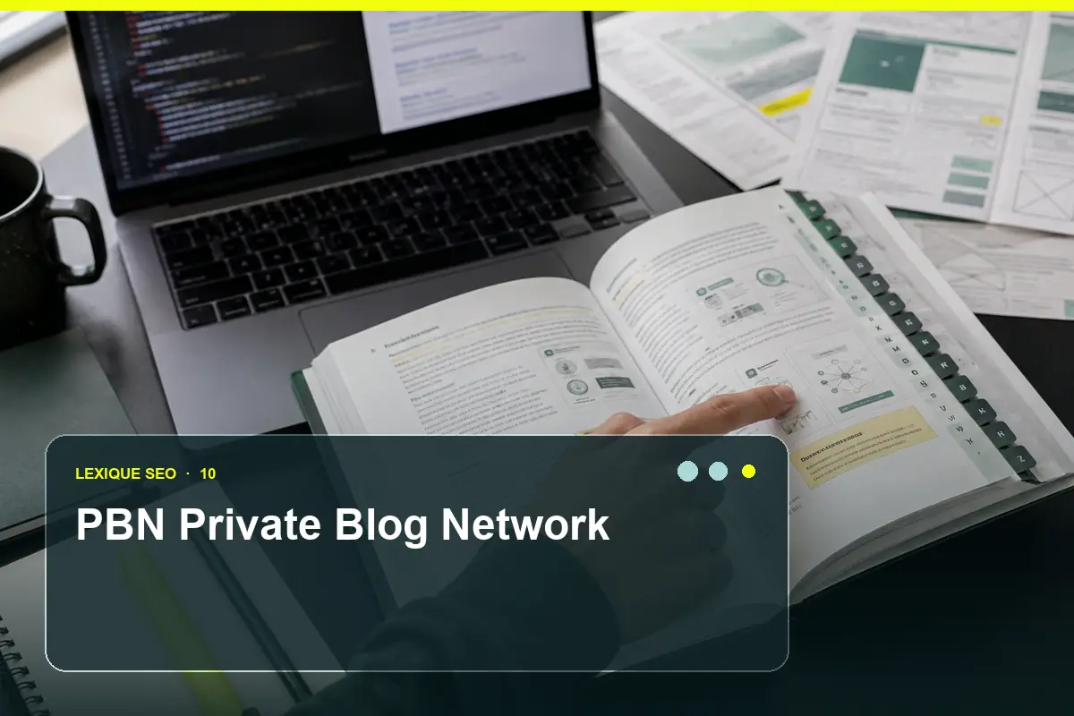 Illustration de la page PBN (Private Blog Network)