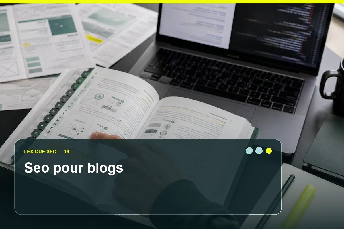 Illustration de la page SEO pour blogs